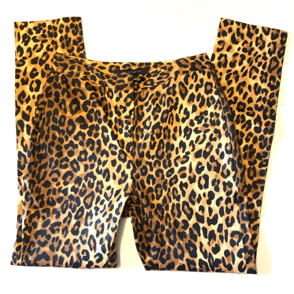 NWT Walter Baker Leo Leopard Pants Size 0